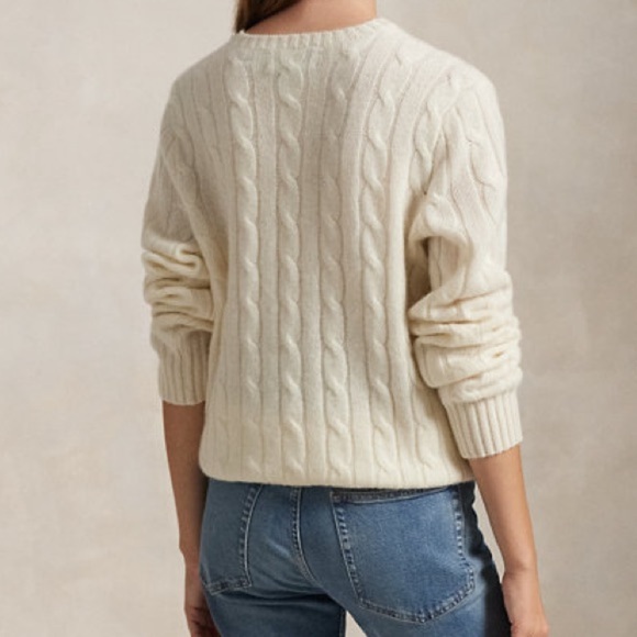 Polo Ralph Lauren - The Iconic Cable-Knit Cashmere
Sweater Unisex Size XXL - Picture 12 of 15